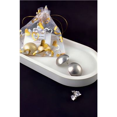 Серьги Суперлегкие Полусфера + Подарок НАТАЛИ, 1133042