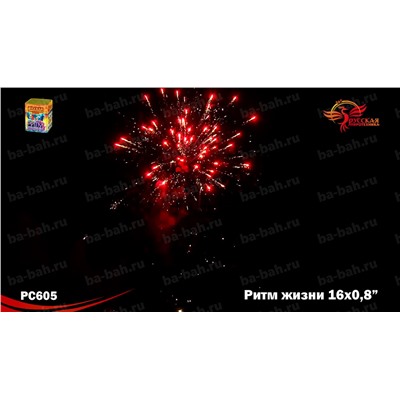 Фейерверк РС6310 Ритм жизни (0,8" х 16)