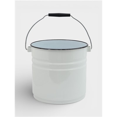 УЦЕНКА Ведро, 12 л, без крышки, белое
