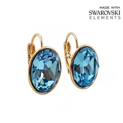 Серьги с кристаллами Swarovski