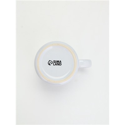 УЦЕНКА Кружка керамическая новогодняя «Зимние коньки», 530 мл