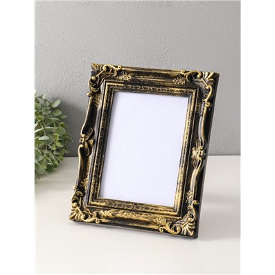 Фоторамка для фото 15×20 см «Узорная», пластик под т. золото, 19×23.8 см