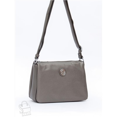 Сумка женская  1366-122 silver gray  Polina&Eiterou в Новосибирске