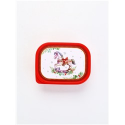 Ланч - бокс прямоугольный «Новогодняя лошадка», 500 мл