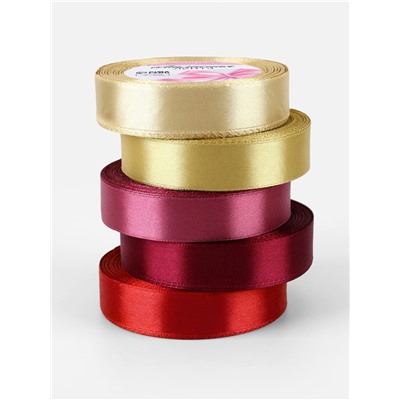 Атласная лента, набор 5 шт. «Осень», 20 мм, 23±1 м