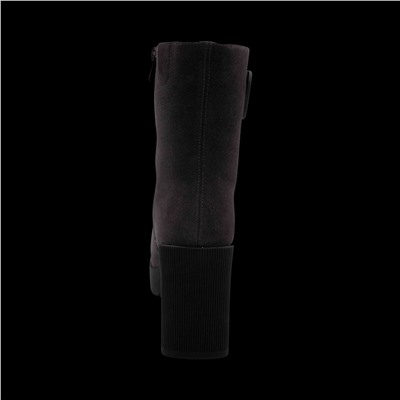 Ботинки из натуральной кожи на меху РА 20-3 темно фиолетовые