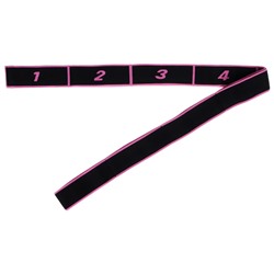 Эспандер-лента эластичная с захватами, 90×4 см, MEDIUM, цвет розовый