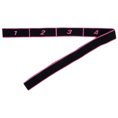 Эспандер-лента эластичная с захватами, 90×4 см, MEDIUM, цвет розовый