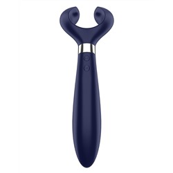 Синий вибромассажер для пар Satisfyer Endless Fun