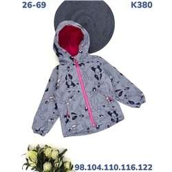Ветровка K380 серый