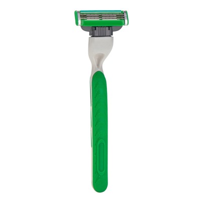 Станок Gillette Mach=3 + 8 сменные кассеты зеленый