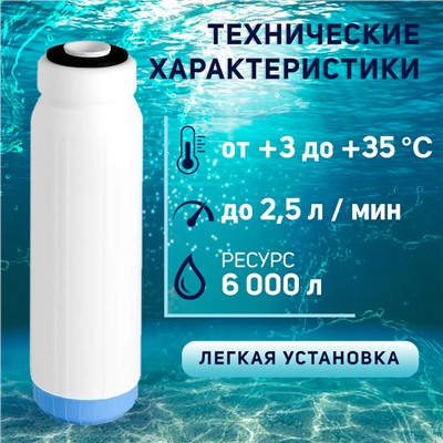 Картридж сменный ZEIN GAC-10SL, активированный кокосовый уголь