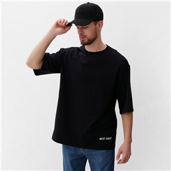 Футболка мужская MIST West, размер 46, черный