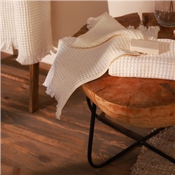 Полотенце вафельное SL HOME: Boho "Айвори" 90х150 см, 100% хлопок, 300 г/м2