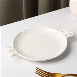 Блюдо «Сьюзен», 18×13.5 см, керамика, белое