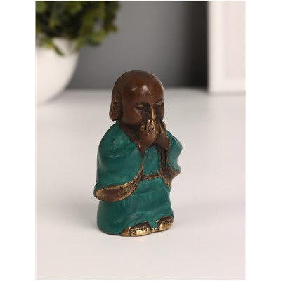 Сувенир «Монах», 5×4×8 см, бронза