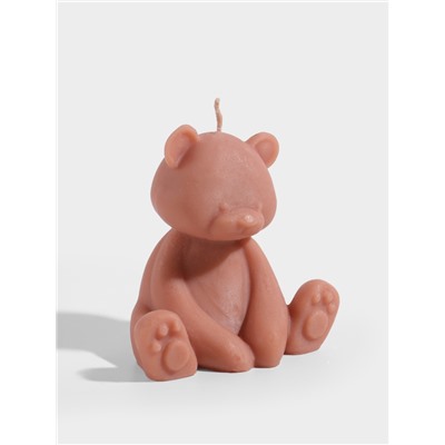 Свеча «Плюшевый Мишка», 6×6×9 см, соевый воск, МИКС