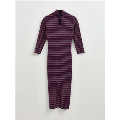 Платье женское CONTE LPL 836 Платье в полоску с мерцающим блеском