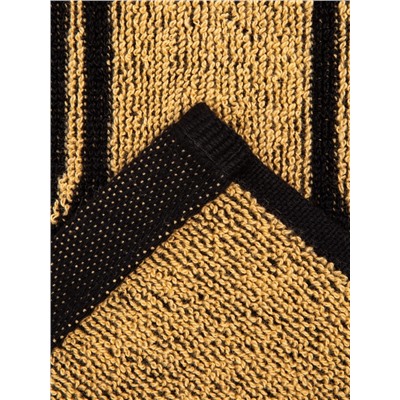 Полотенце махровое Этель «Лучший в мире», 50×90 см, 100% хлопок, 420 г/м², чёрно-золотое