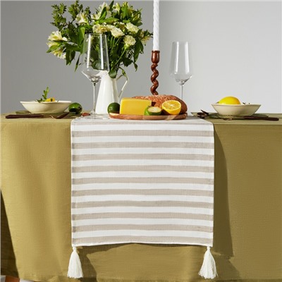 Дорожка SL HOME Strict line 40×142±3 см, лён 100%, плотность 180 г/м²