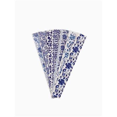 Пасхальный набор для декора яиц «Гжель»: краситель 4 шт., кандурин золотой, подставки 7 шт.