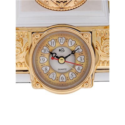 УЦЕНКА Часы - светильник «Ретро - телефон», белый, с будильником, 28.5×18×18 см