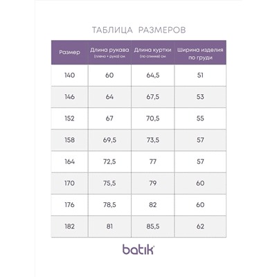 BATIK Куртка 664-24в-1