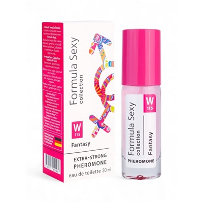 Туалетная вода женская с феромонами Formula Sexy collection Fantasy W115, 30 мл
