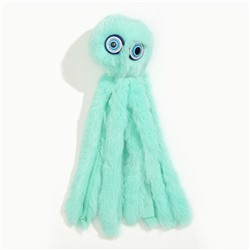 Игрушка для кошек «Осьминожек» из искусственного меха, до 19 см, мятная