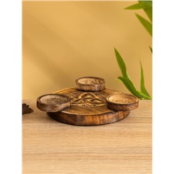 Подставка под благовония «Трикверт», 16.5 см, дерево