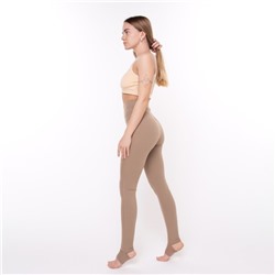 Легинсы спортивные женские Mark Formelle, кофе, размер 44 (S)