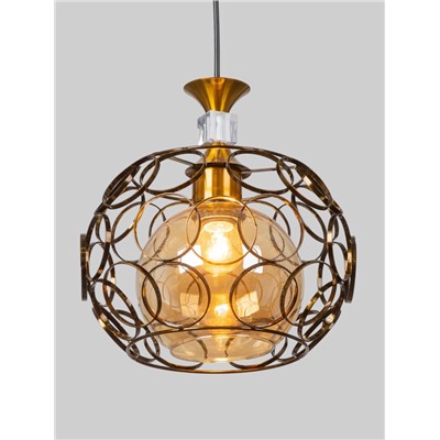 Светильник Melanie 1×40 Вт Е27 латунь 23×23×25 см