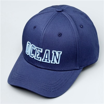 Кепка детская для мальчика Ocean, цвет синий, р-р 52-54, 5-7 лет