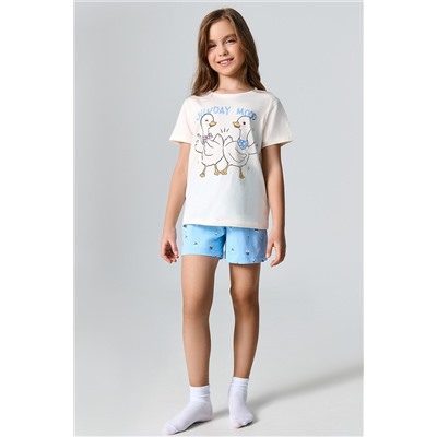 Комплект для девочек (футболка, шорты) MARK FORMELLE, 1232163