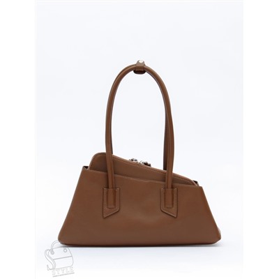 Сумка женская кожаная 6006L brown Polina&Eiterou