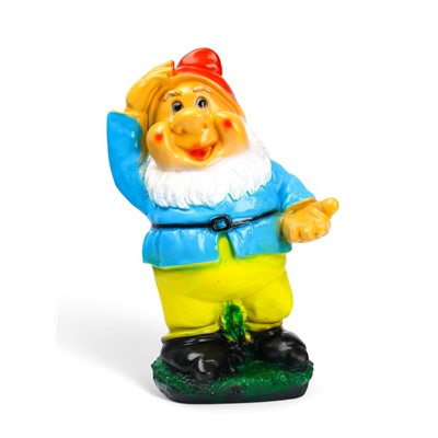 Садовая фигура из гипса «Гном с протянутой рукой», 25×21×43 см