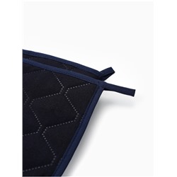 Кухонный набор «Этель»: варежка-прихватка 20×28 см, прихватка 19×19 см, синяя