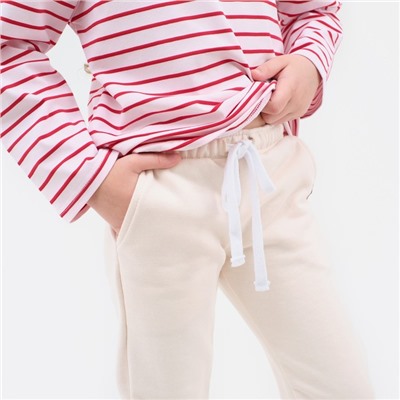 Брюки детские KAFTAN Dream, размер 36 (134-140 см), бежевые