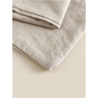 Пододеяльник евро SL Home Linen collection, 200×220 см, бежевый, полулён