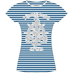 Женская тельняшка платье 25