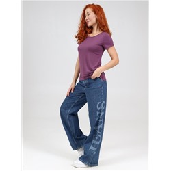 Макраме - футболка фиолетовый