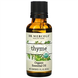 Dr. Mercola, органические эфирные масла, чабрец, 30 мл (1 жидк. унция)