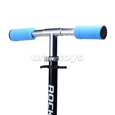 Самокат-снегокат, складной, в коробке (синий)