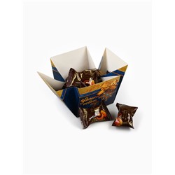 Подарочный набор новогодний «С Новым годом»: чай (50 г), конфеты (110 г), печенье брауни (120 г)