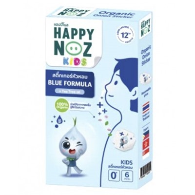 Пластырь от заложенности носа Happy Noz с маслом чайного дерева