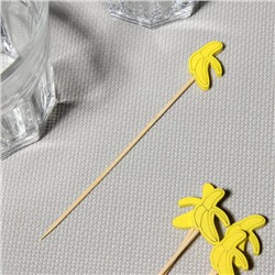 Шпажки «Мадагаскарский банан», 12 см, набор 25 шт.