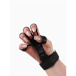 Массажёр силикон для пальцев рук с манжетом 9,5кг 8*14*2,8см чёрн ОТ