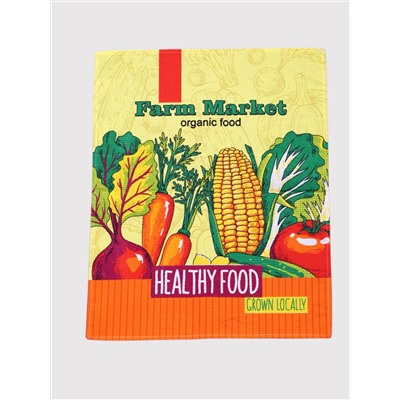 Текстильное изделие ЗДОРОВАЯ ПИЩА (48х58) желтый