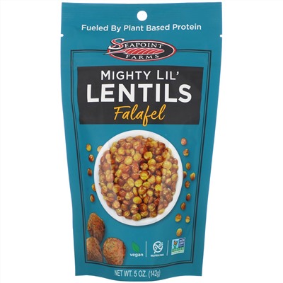 Seapoint Farms, Mighty Lil' Lentils, Falafel, 5 oz (142 g)