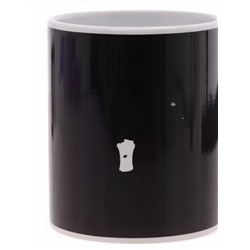 УЦЕНКА Кружка-хамелеон Доляна «Огонь», 350 мл, керамика, чёрная